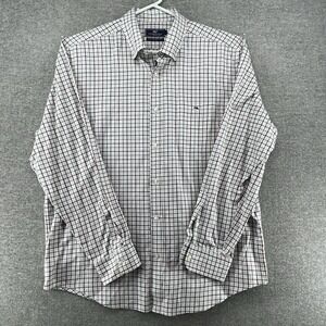 Vineyard Vines Classic Fit Tucker Shirt Men Sz XL Multicolor Checked Long Sleeve